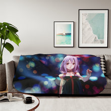 Load image into Gallery viewer, Anime Guilty Crown Sherpa Blanket
