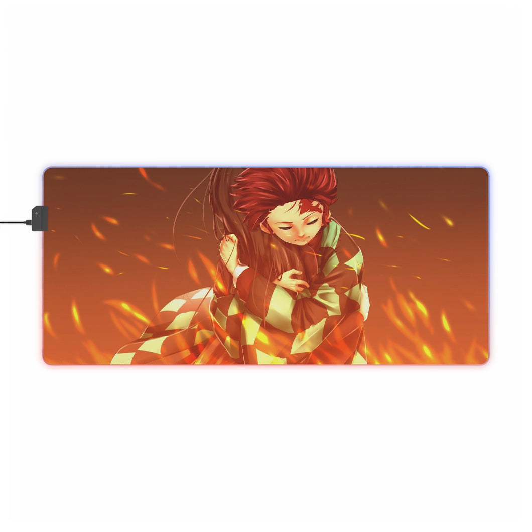 Demon Slayer: Kimetsu No Yaiba RGB LED Mouse Pad (Desk Mat)