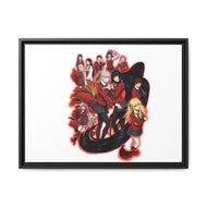 Kakegurui Yumeko Jabami, Mary Saotome, Midari Ikishima, Kirari Momobami, Yumemi Yumemite Canvas Framed Art Print