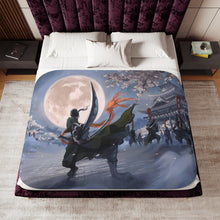 Load image into Gallery viewer, One Piece Roronoa Zoro Sherpa Blanket
