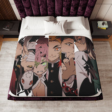 Load image into Gallery viewer, Demon Slayer: Kimetsu no Yaiba Sherpa Blanket
