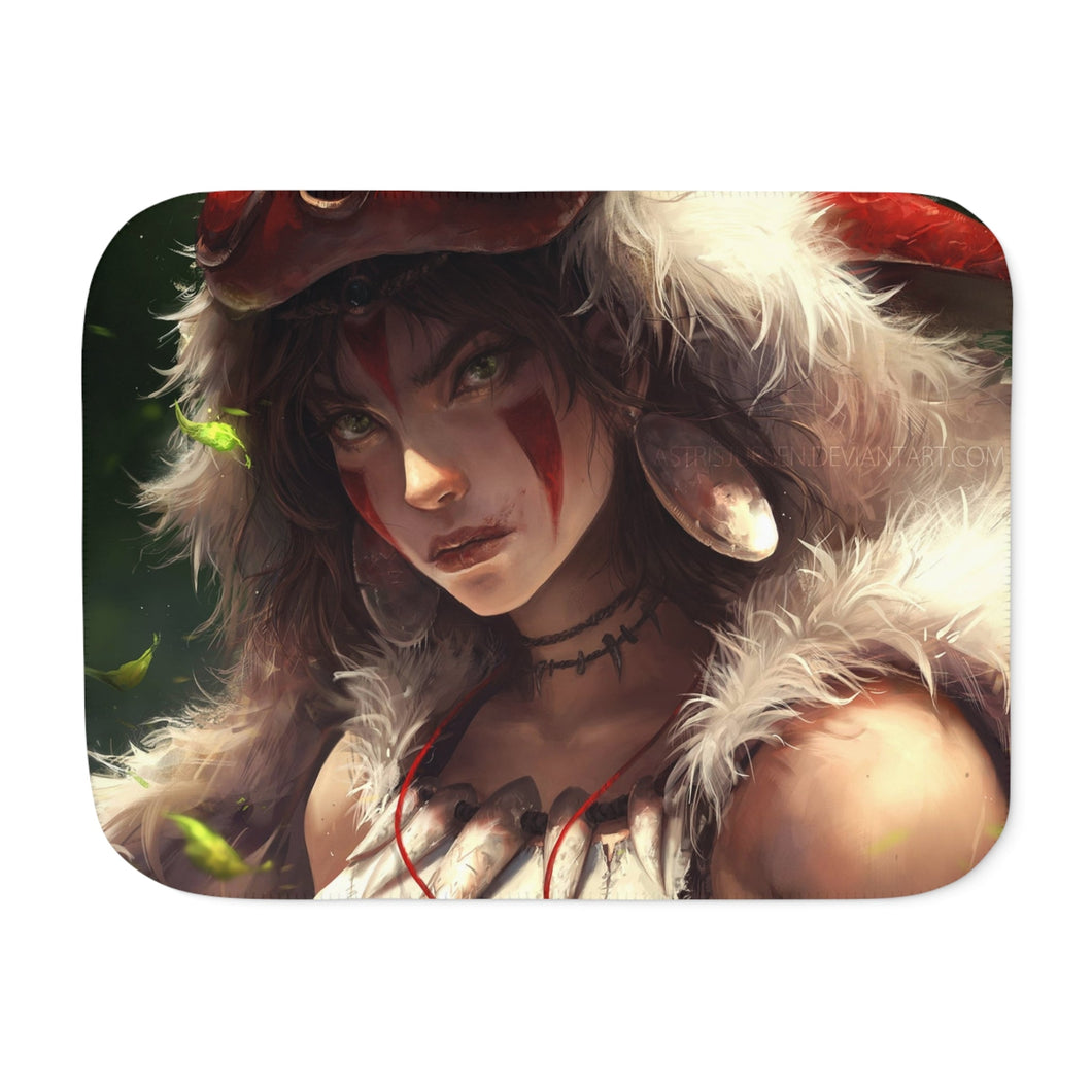 Anime Princess Mononoke Sherpa Blanket