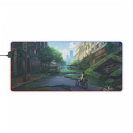 Anime Post Apocalyptic RGB LED Mouse Pad (Desk Mat)