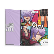 Glass Heart Princess Indoor Wall Tapestry