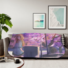 Load image into Gallery viewer, Anime Your Lie in April Sherpa Blanket
