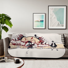Load image into Gallery viewer, Anime Samurai Champloo Sherpa Blanket
