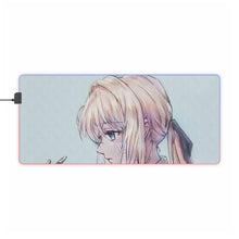 Load image into Gallery viewer, Violet Evergarden RGB LED Mouse Pad (Desk Mat)
