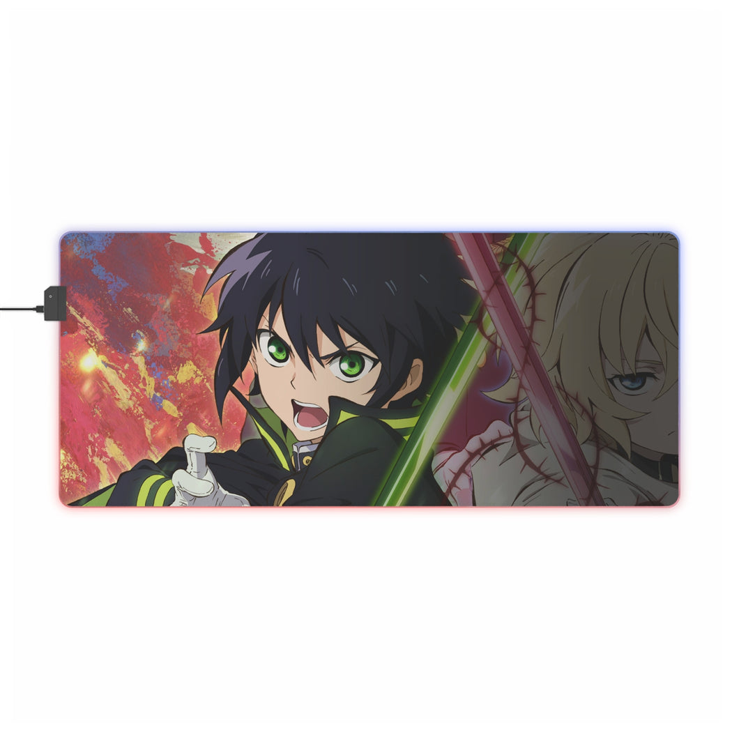 Seraph Of The End RGB LED Mouse Pad (Desk Mat)
