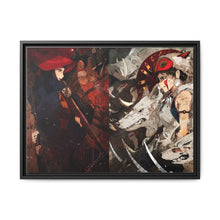 Load image into Gallery viewer, Anime Princess Mononoke Canvas Framed Art Print
