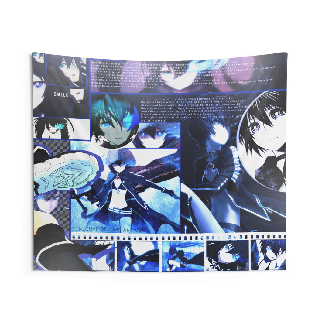 Black Rock Shooter Indoor Wall Tapestry