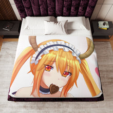 Load image into Gallery viewer, Anime Miss Kobayashi&#39;s Dragon Maid Sherpa Blanket
