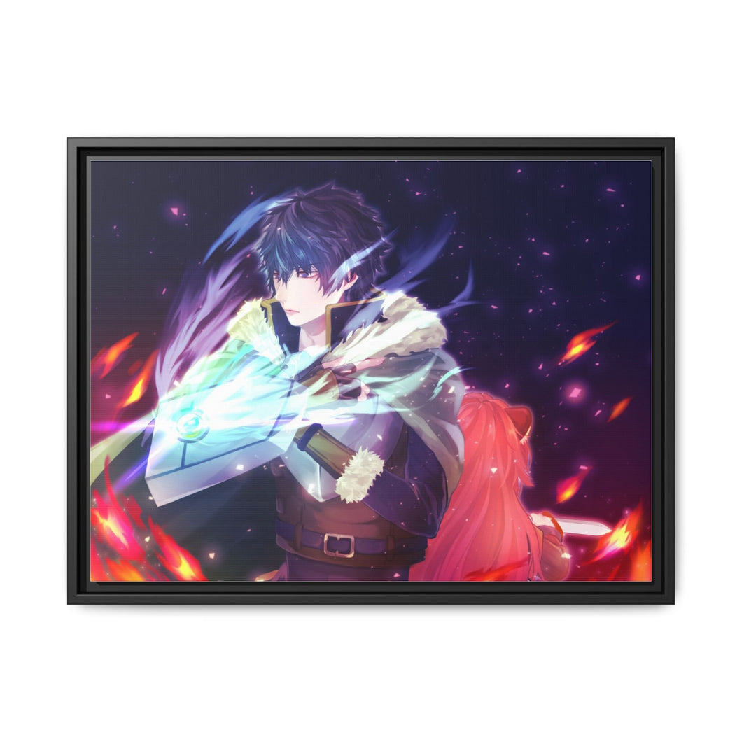 Shield Hero & Demi Human Canvas Framed Art Print