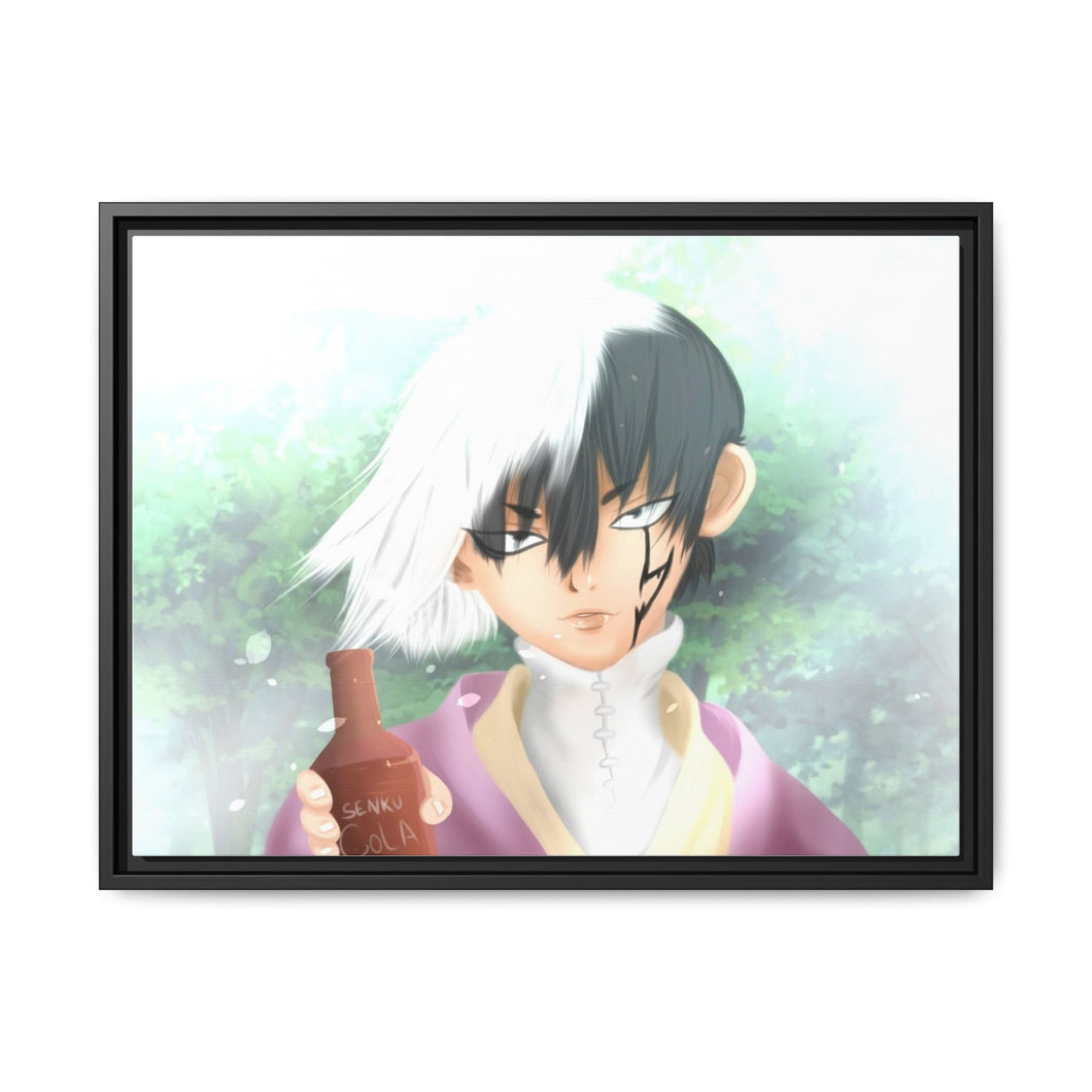 Gen Asagiri Canvas Framed Art Print