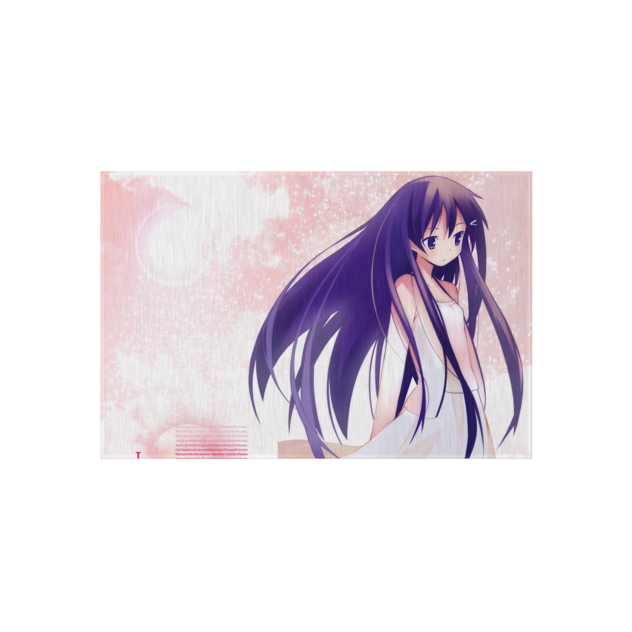Hanbun no Tsuki ga Noboru Sora Rug