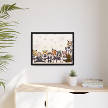 Load image into Gallery viewer, May Queen&#39;s Cafe Heaven Canvas Framed Art Print
