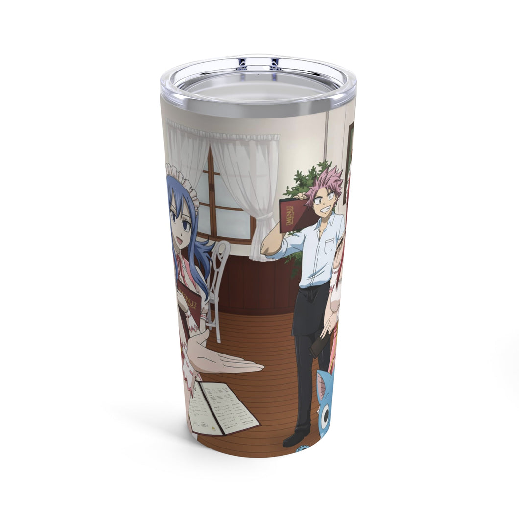 Fairy Tail Natsu Dragneel, Erza Scarlet, Gray Fullbuster, Lucy Heartfilia, Happy Tumbler 20oz