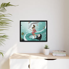 Load image into Gallery viewer, Anime Spirited Away Canvas Framed Art Print

