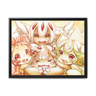 Anime Made In A Canvas Framed Art Print