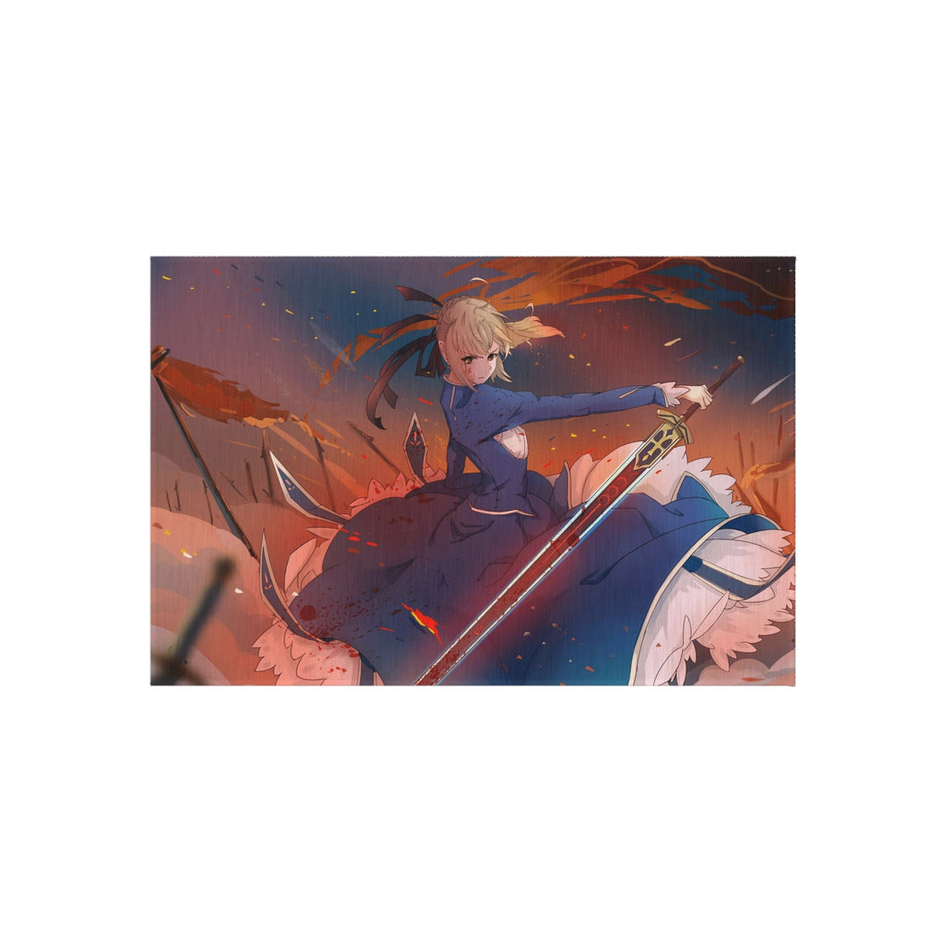 Saber (Fate Series) Rug