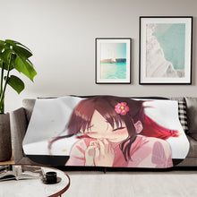 Load image into Gallery viewer, Kaguya Shinomiya Sherpa Blanket
