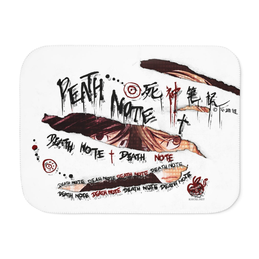 Death Note Sherpa Blanket