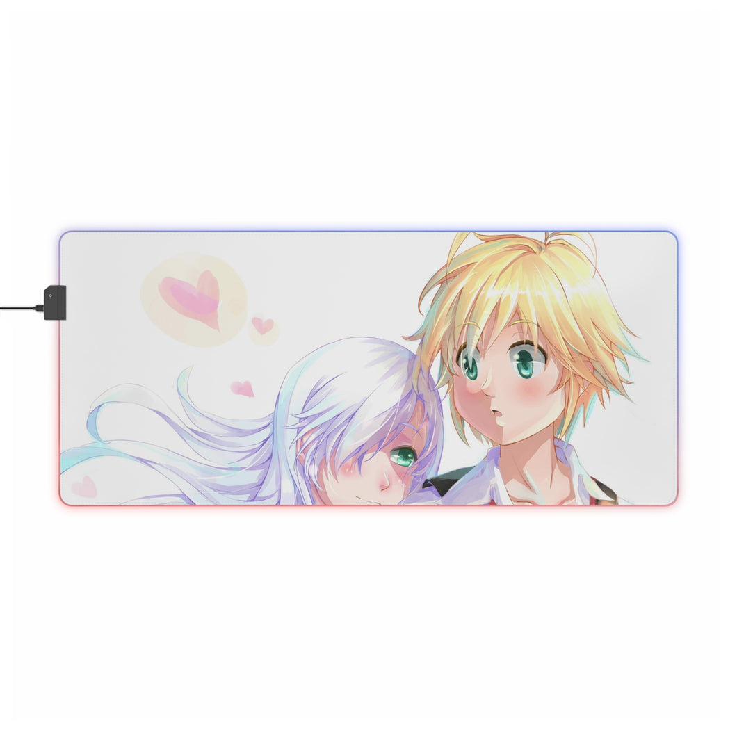 The Seven Deadly Sins Meliodas, Elizabeth Liones RGB LED Mouse Pad (Desk Mat)