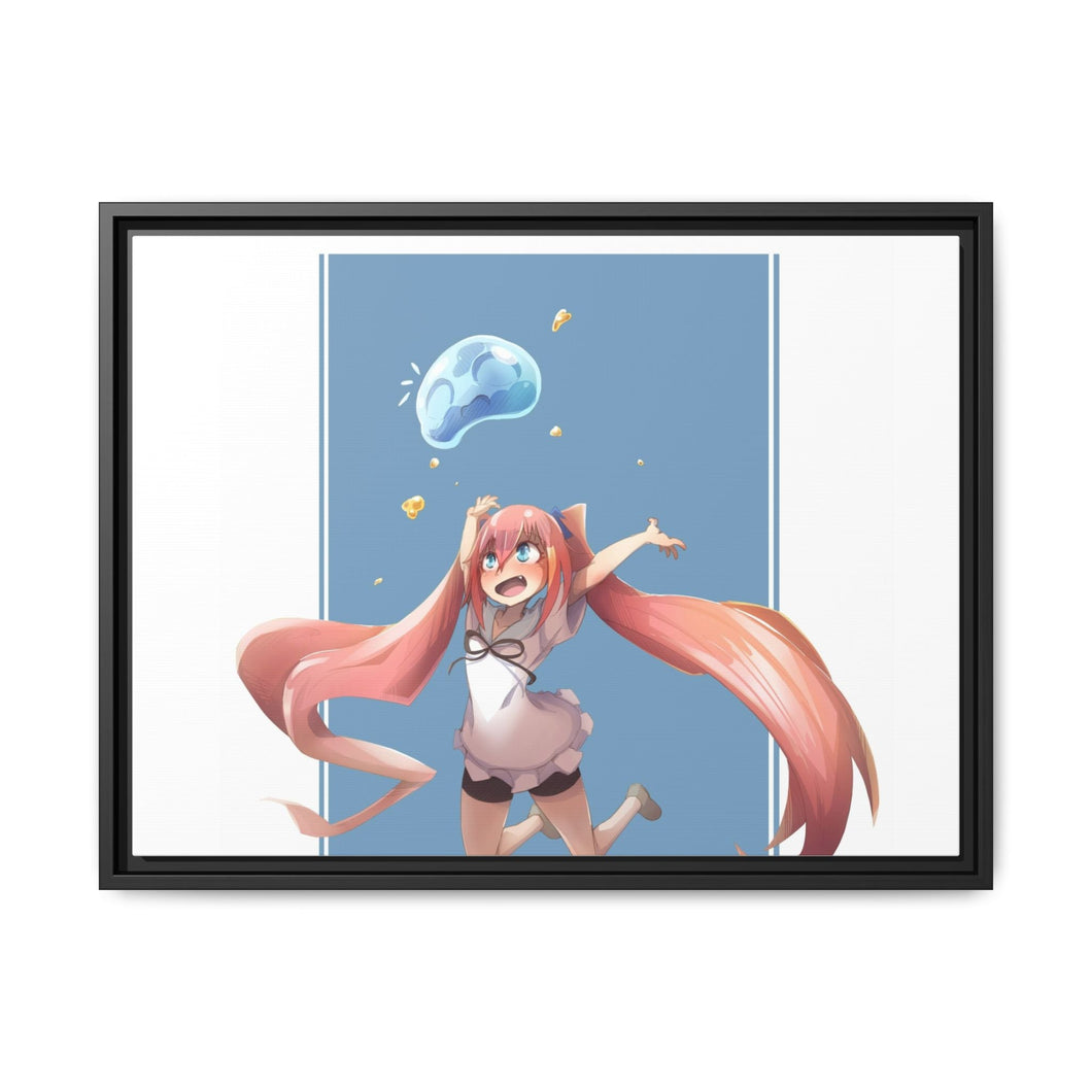 Anime That Time I Got Reincarnated as a Slime Canvas Framed Art Print