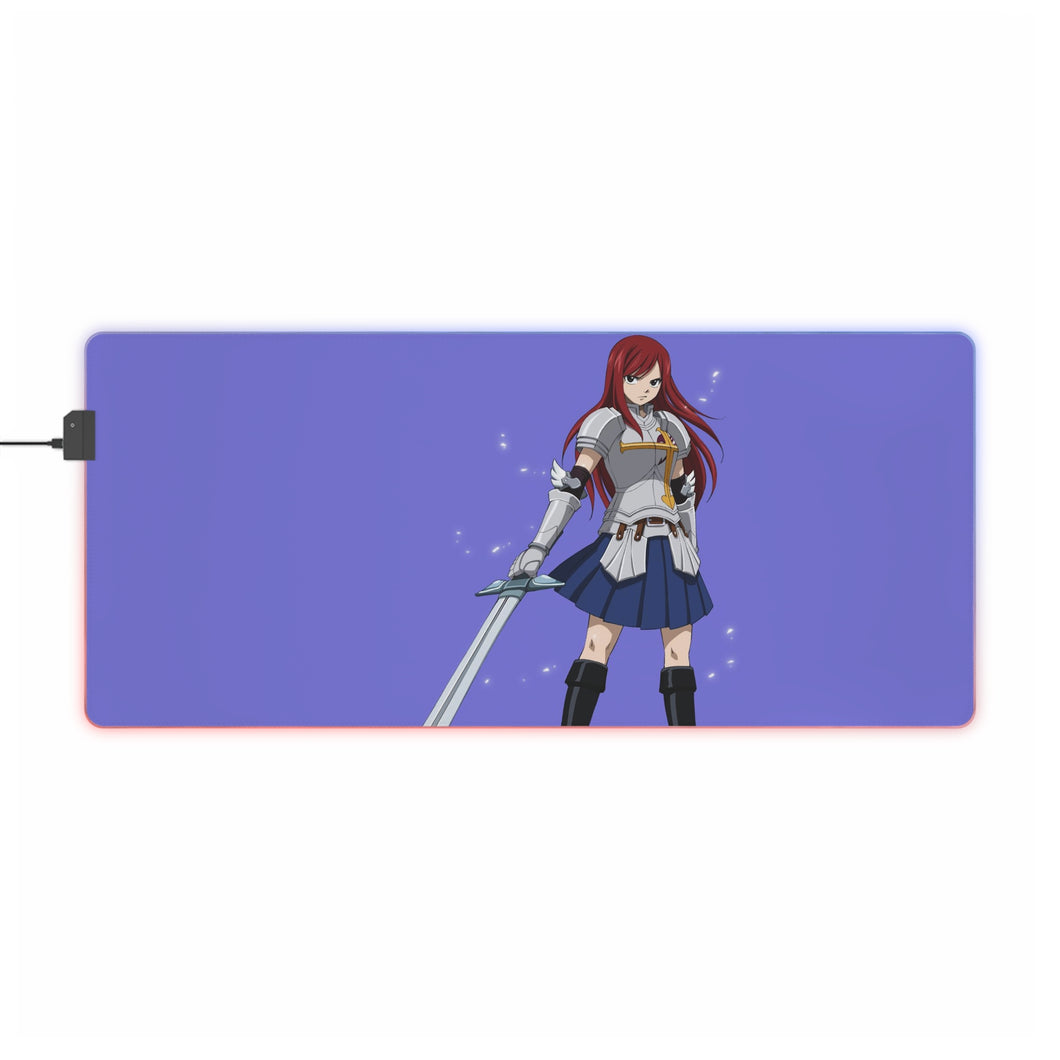 Erza Scarlet RGB LED Mouse Pad (Desk Mat)
