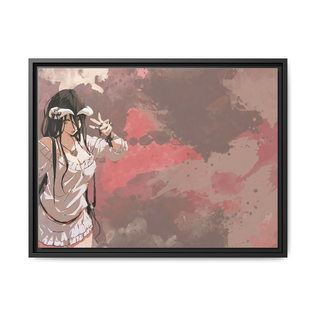 Overlord Albedo Canvas Framed Art Print