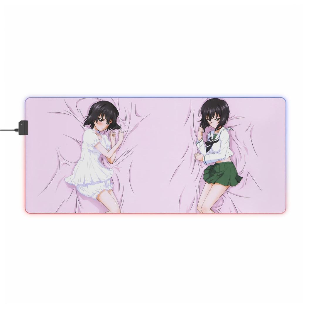 Girls und Panzer RGB LED Mouse Pad (Desk Mat)