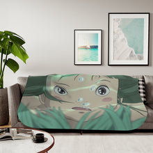 Load image into Gallery viewer, Anime Spirited Awayr Sherpa Blanket
