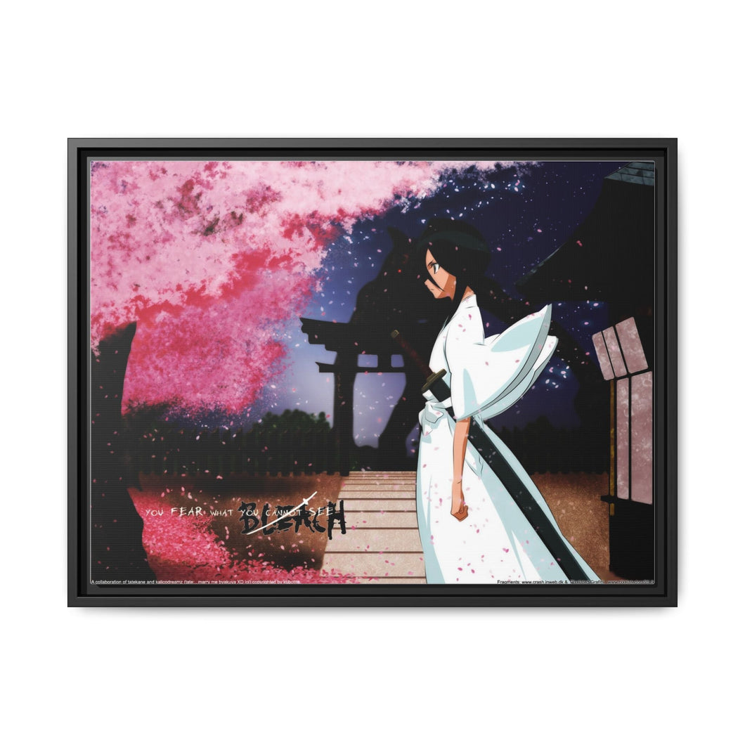 Rukia Kuchiki Canvas Framed Art Print