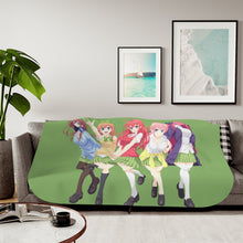 Load image into Gallery viewer, The Quintessential Quintuplets Miku Nakano, Itsuki Nakano, Nino Nakano, Yotsuba Nakano, Ichika Nakano Sherpa Blanket
