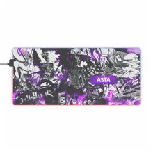 Load image into Gallery viewer, Black Clover Asta RGB LED Mouse Pad (Desk Mat)
