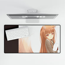 Load image into Gallery viewer, Anime Spice and Wolf Mouse Pad (Desk Mat)
