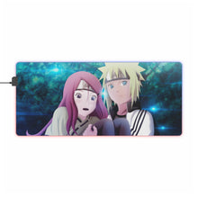 Load image into Gallery viewer, Minato and Kushina RGB LED Mouse Pad (Desk Mat)
