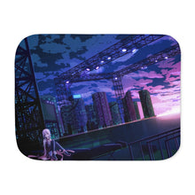 Load image into Gallery viewer, Guilty Crown Inori Yuzuriha Sherpa Blanket
