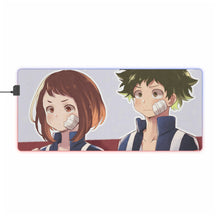 Load image into Gallery viewer, My Hero Academia Izuku Midoriya RGB LED Mouse Pad (Desk Mat)
