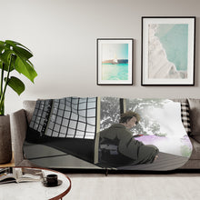 Load image into Gallery viewer, Psycho-Pass Tomomi Masaoka Sherpa Blanket
