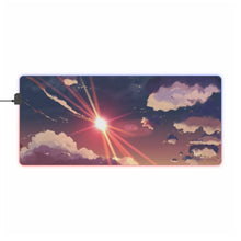 Load image into Gallery viewer, The Place Promised In Our Early Days RGB LED Mouse Pad (Desk Mat)

