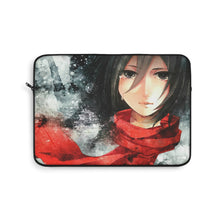 Load image into Gallery viewer, Attack of titan - Mikasa Laptop Sleeve
