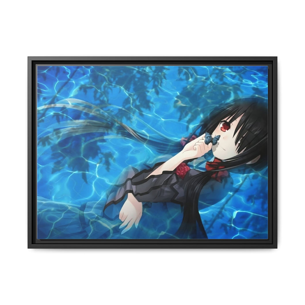 Anime Date A Liver Canvas Framed Art Print