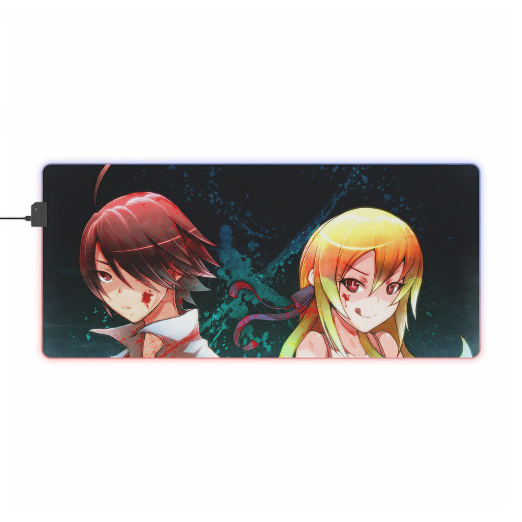 Monogatari (Series) RGB LED Mouse Pad (Desk Mat)