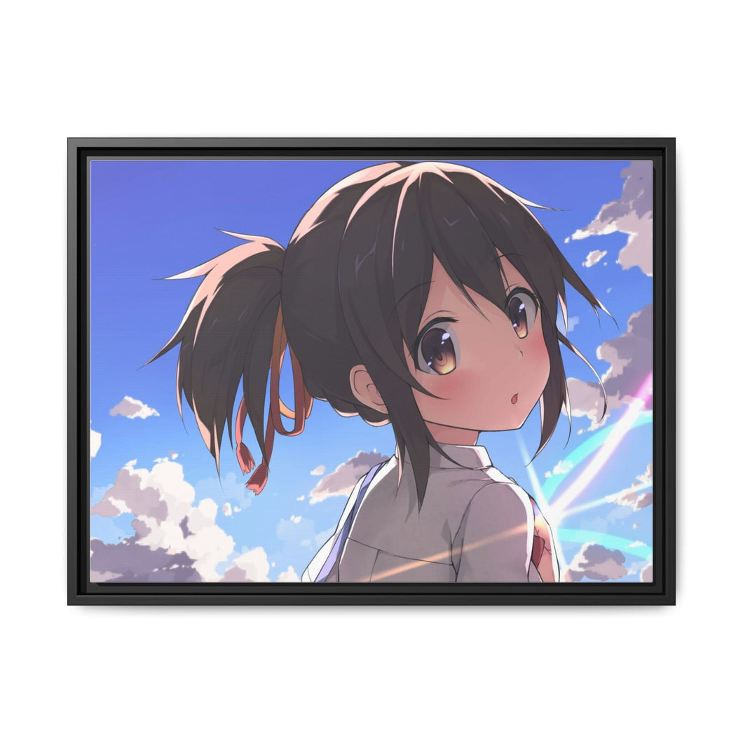 Mitsuha (Your Name) Canvas Framed Art Print