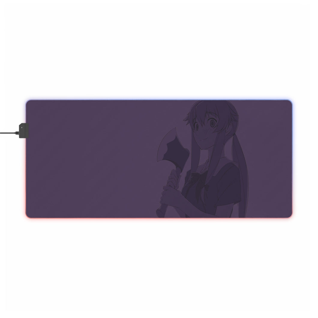 Mirai Nikki Yuno Gasai RGB LED Mouse Pad (Desk Mat)