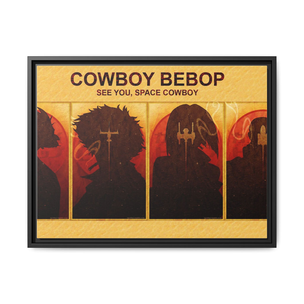 Anime Cowboy Bebop Canvas Framed Art Print