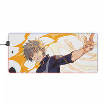 Load image into Gallery viewer, My Hero Academia Katsuki Bakugou RGB LED Mouse Pad (Desk Mat)
