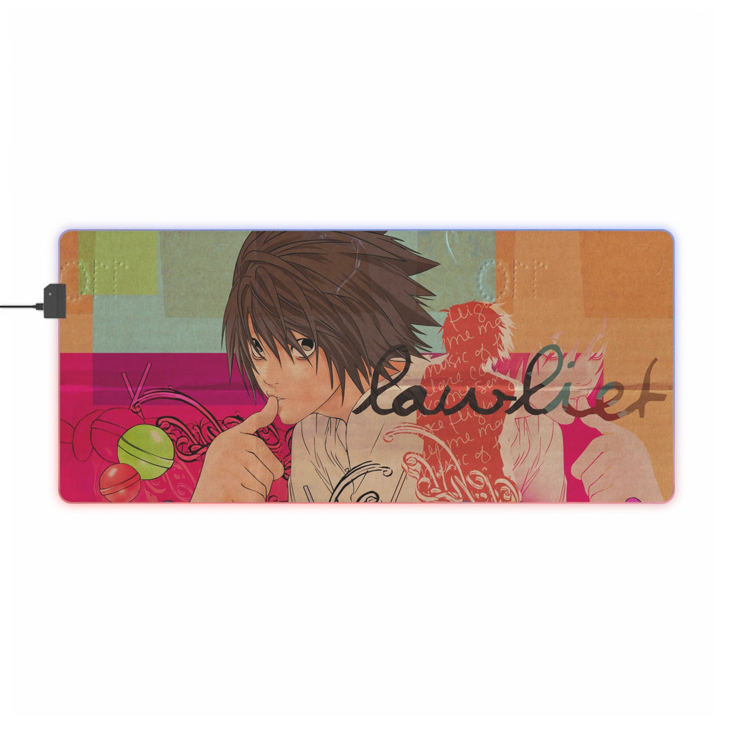 Anime Death Note RGB LED Mouse Pad (Desk Mat)
