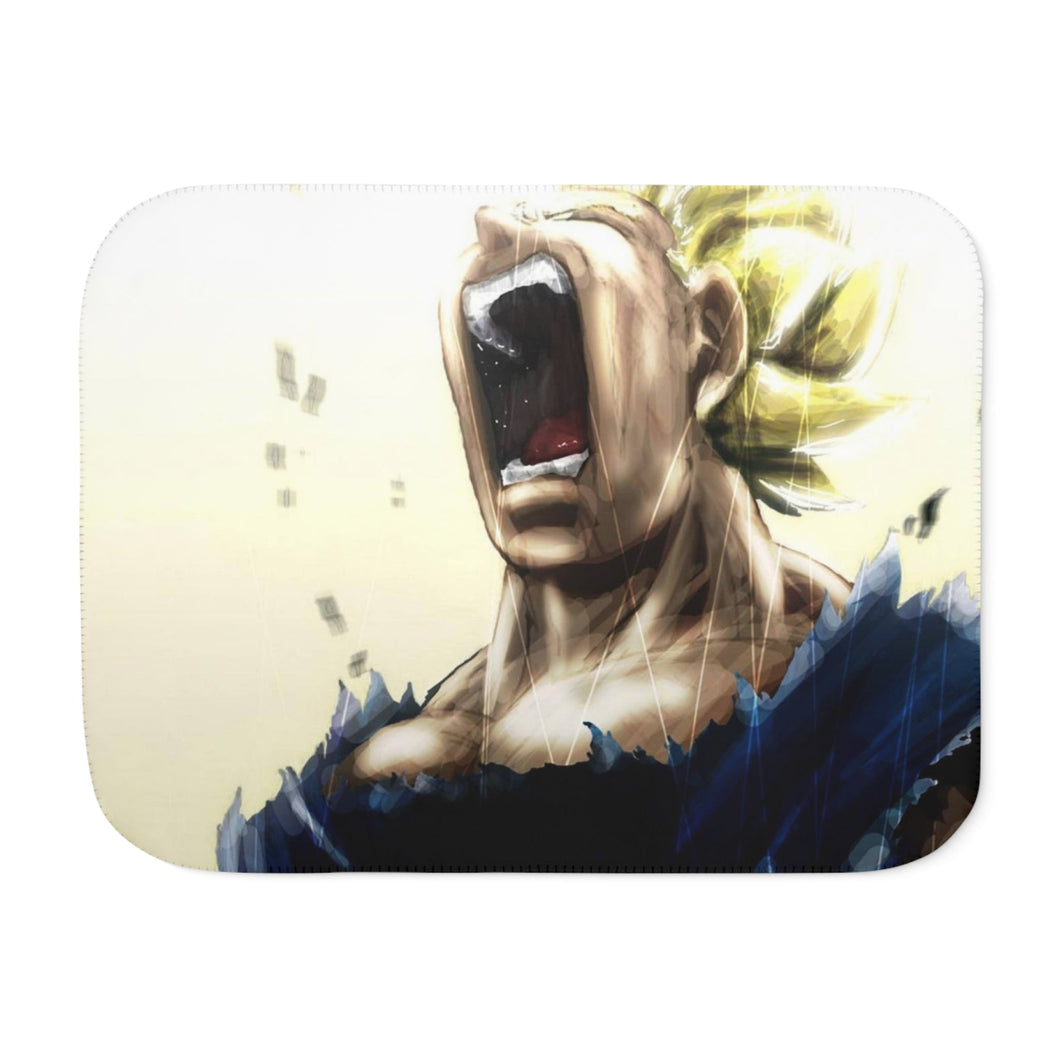 Vegeta Sherpa Blanket