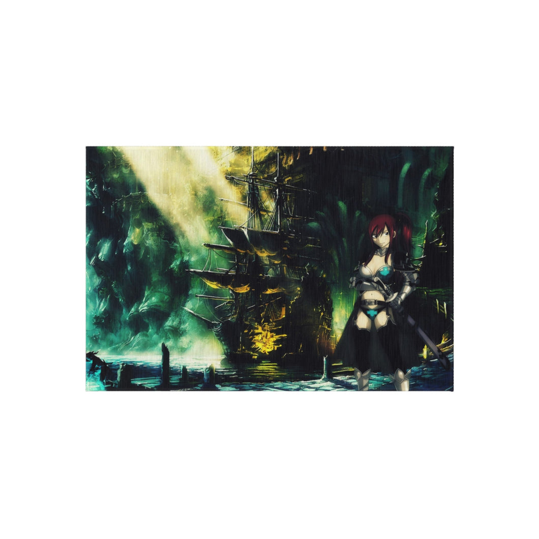 Erza Scarlet - Pirate boat in cavern Rug